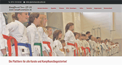 Desktop Screenshot of kampfkunstteam.de